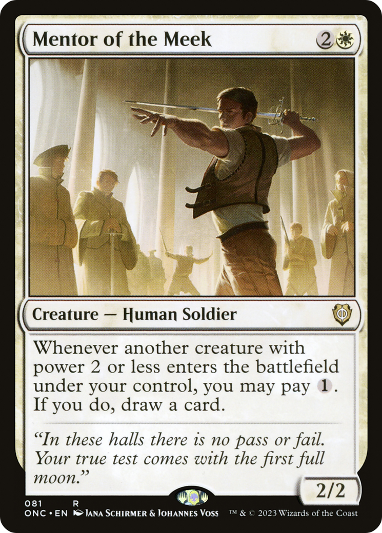 Mentor of the Meek (81) [Commander: Phyrexia: All Will Be One] - Deck Out Gaming