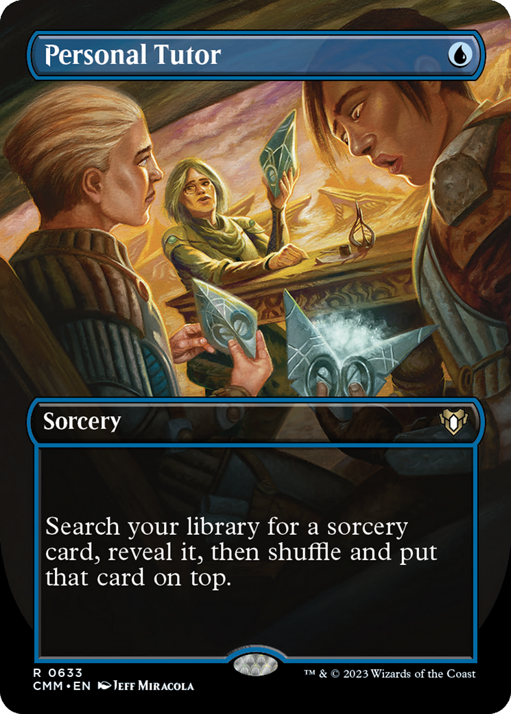 Personal Tutor (Borderless) (633) [Commander Masters] - Deck Out Gaming