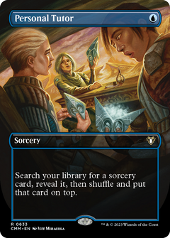 Personal Tutor (Borderless) (633) [Commander Masters] foil - Deck Out Gaming