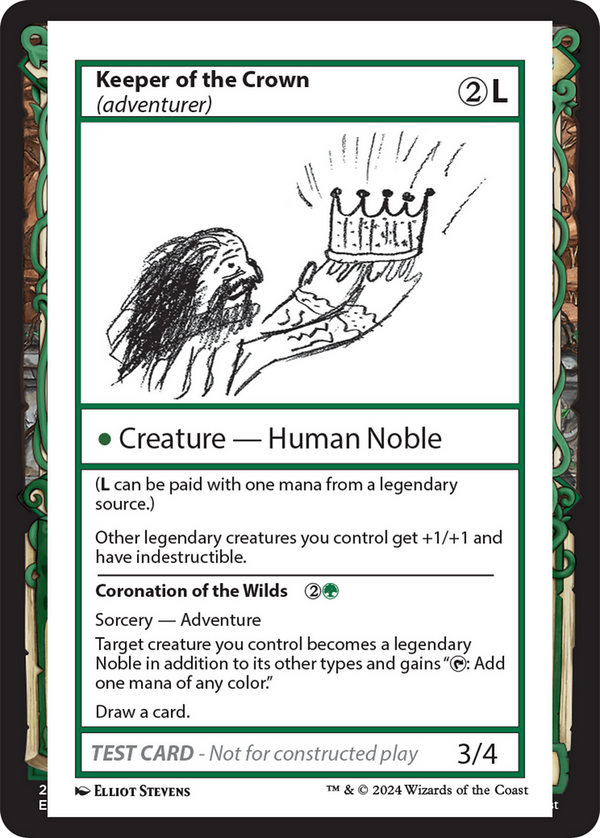Keeper of the Crown (adventurer) () [Mystery Booster 2] - Deck Out Gaming