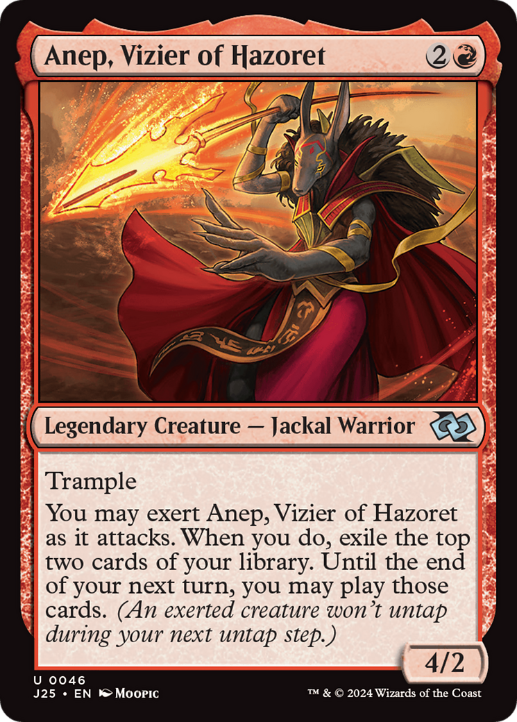 Anep, Vizier of Hazoret (Anime) (46) [Foundations Jumpstart] - Deck Out Gaming