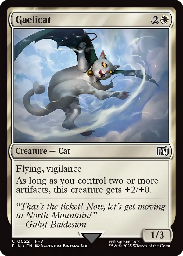 Gaelicat (22) [FINAL FANTASY] foil - Deck Out Gaming