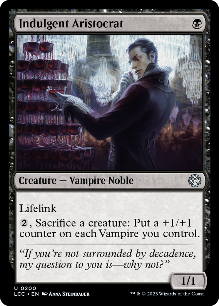 Indulgent Aristocrat (200) [The Lost Caverns of Ixalan Commander] - Deck Out Gaming