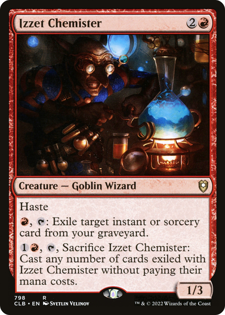 Izzet Chemister (798) [Commander Legends: Battle for Baldur's Gate] - Deck Out Gaming