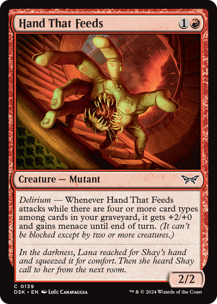 Hand That Feeds (139) [Duskmourn: House of Horror] - Deck Out Gaming