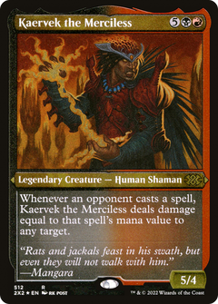 Kaervek the Merciless (Foil Etched) (512) [Double Masters 2022] foil - Deck Out Gaming