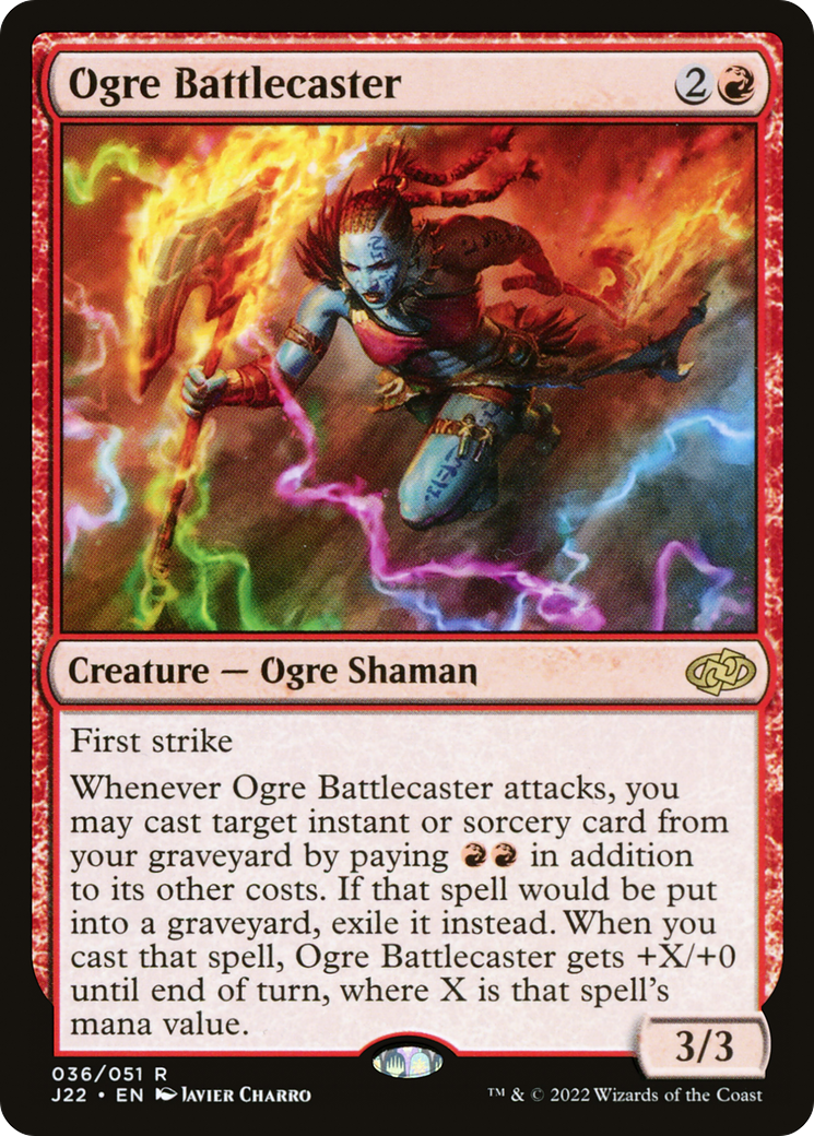 Ogre Battlecaster (36) [Jumpstart 2022] - Deck Out Gaming