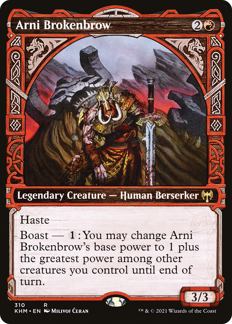 Arni Brokenbrow (Showcase) (310) [Kaldheim] foil - Deck Out Gaming