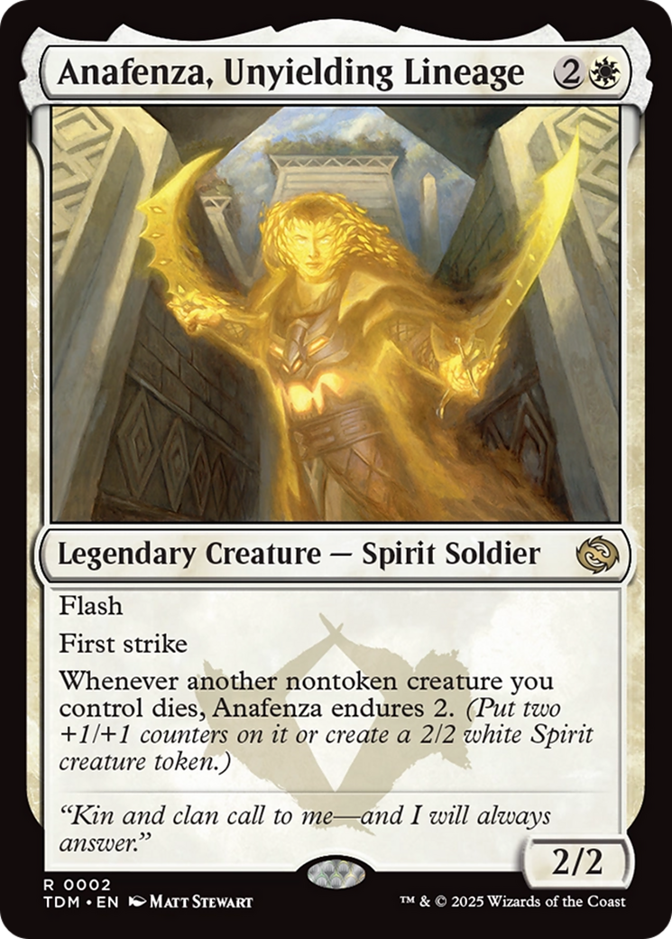 Anafenza, Unyielding Lineage (2) [Tarkir: Dragonstorm] foil - Deck Out Gaming
