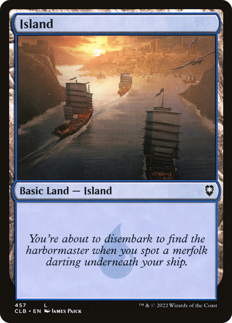 Island (457) (457) [Commander Legends: Battle for Baldur's Gate] - Deck Out Gaming