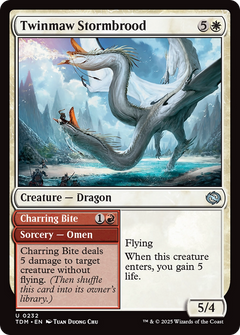 Twinmaw Stormbrood (232) [Tarkir: Dragonstorm] - Deck Out Gaming