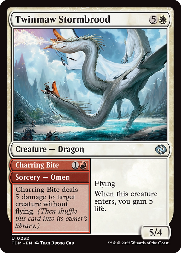 Twinmaw Stormbrood (232) [Tarkir: Dragonstorm] - Deck Out Gaming