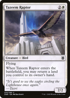 Tazeem Raptor (43) [Zendikar Rising] foil - Deck Out Gaming