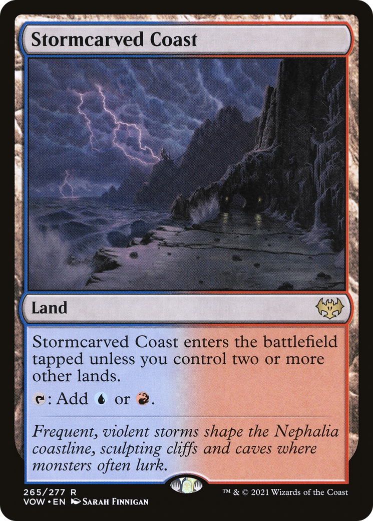Stormcarved Coast (265) [Innistrad: Crimson Vow] foil - Deck Out Gaming