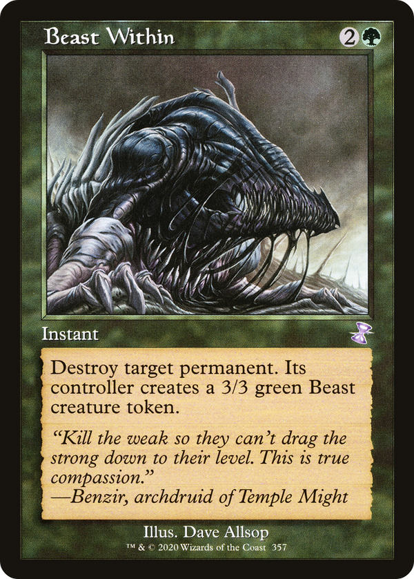 Beast Within (357) [Time Spiral Remastered] - Deck Out Gaming