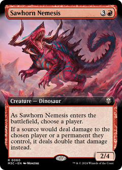 Sawhorn Nemesis (Extended Art) (60) [Modern Horizons 3 Commander] - Deck Out Gaming