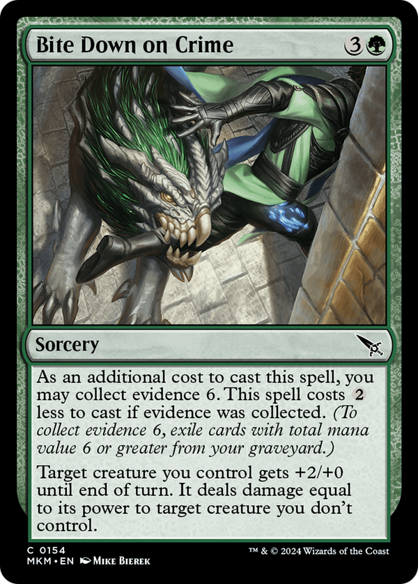 Bite Down on Crime (154) [Murders at Karlov Manor] foil - Deck Out Gaming