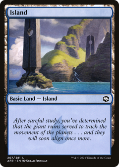 Island (267) [Adventures in the Forgotten Realms] foil - Deck Out Gaming