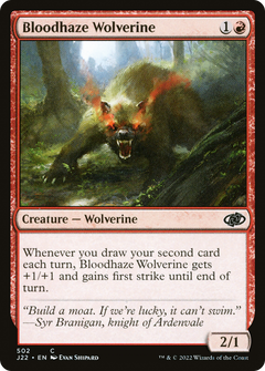 Bloodhaze Wolverine (502) [Jumpstart 2022] - Deck Out Gaming