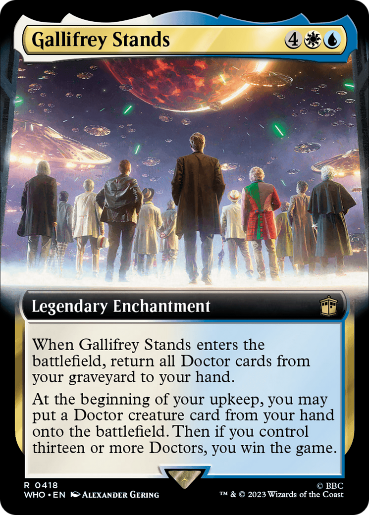 Gallifrey Stands (Extended Art) (418) [Doctor Who] foil - Deck Out Gaming