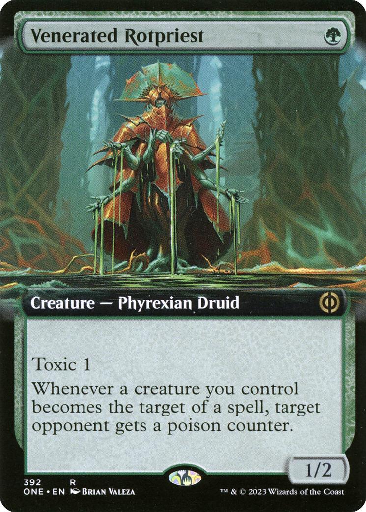 Venerated Rotpriest (Extended Art) (392) [Phyrexia: All Will Be One] - Deck Out Gaming