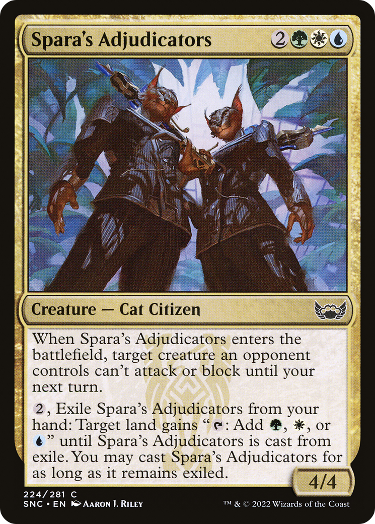 Spara's Adjudicators (224) [Streets of New Capenna] foil - Deck Out Gaming
