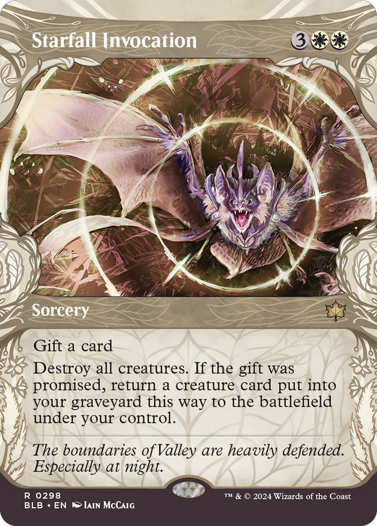 Starfall Invocation (Showcase) (298) [Bloomburrow] - Deck Out Gaming