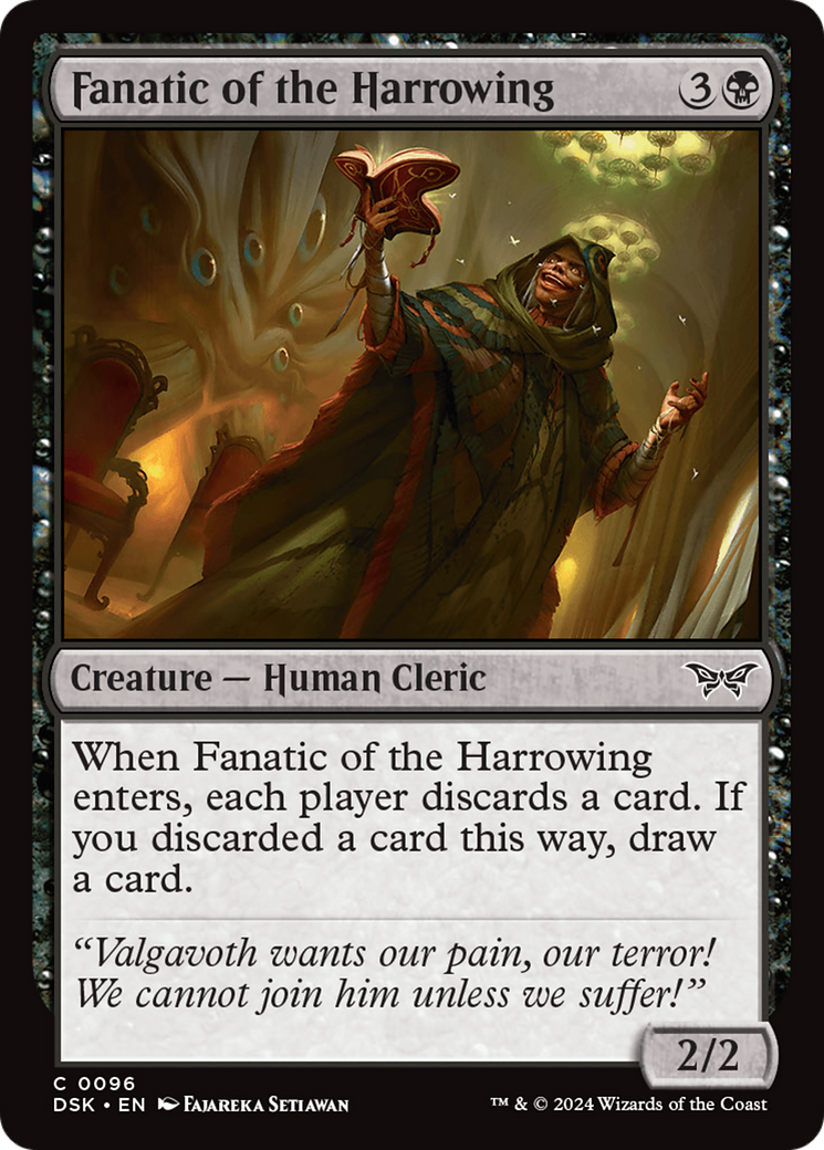 Fanatic of the Harrowing (96) [Duskmourn: House of Horror] foil - Deck Out Gaming