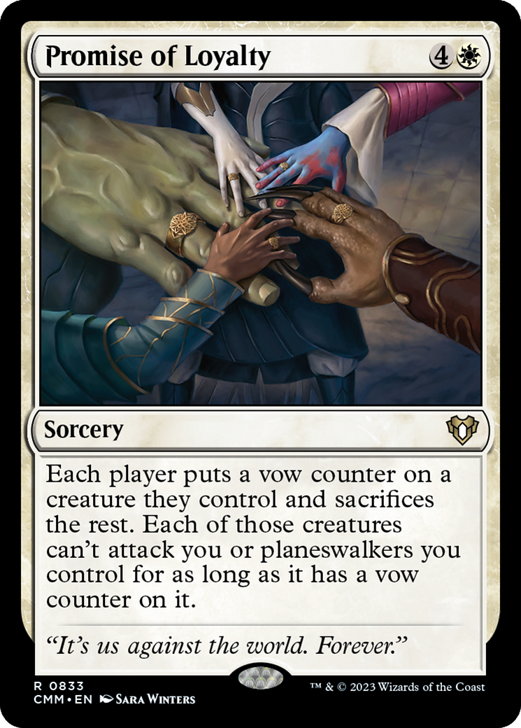 Promise of Loyalty (833) [Commander Masters] - Deck Out Gaming
