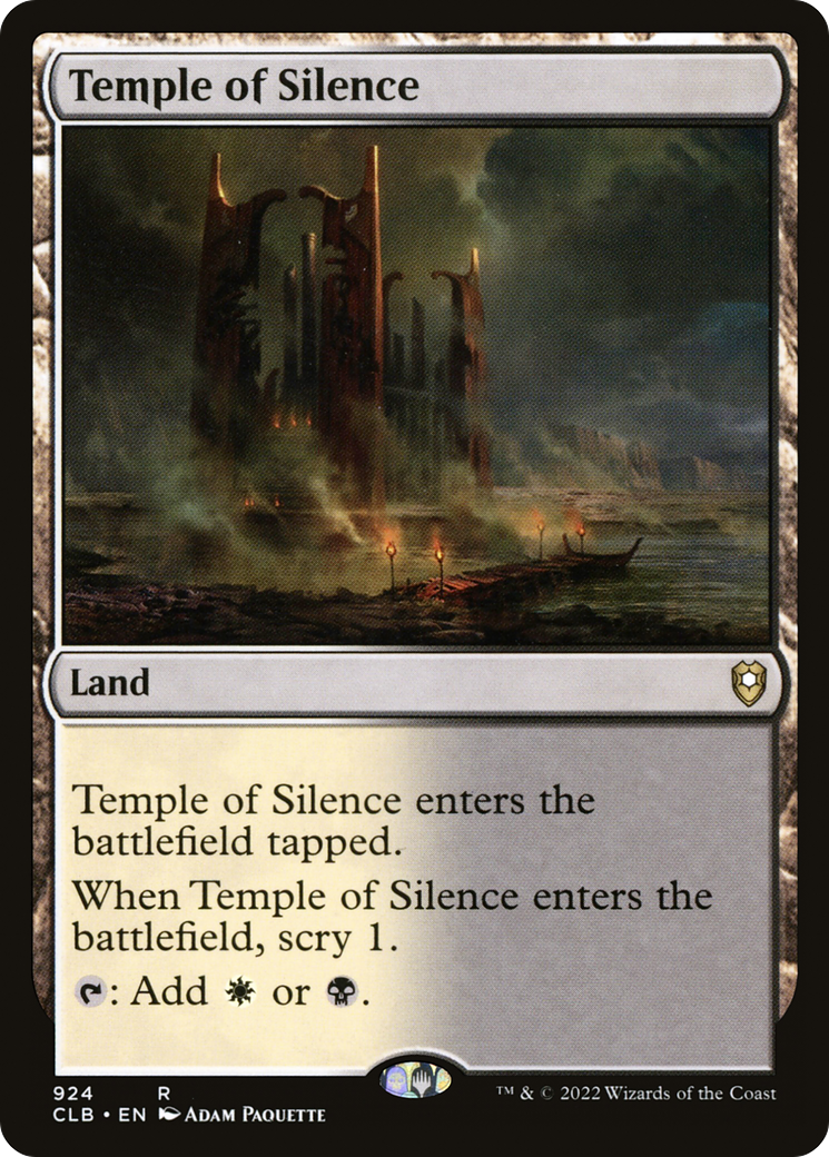 Temple of Silence (924) [Commander Legends: Battle for Baldur's Gate] - Deck Out Gaming