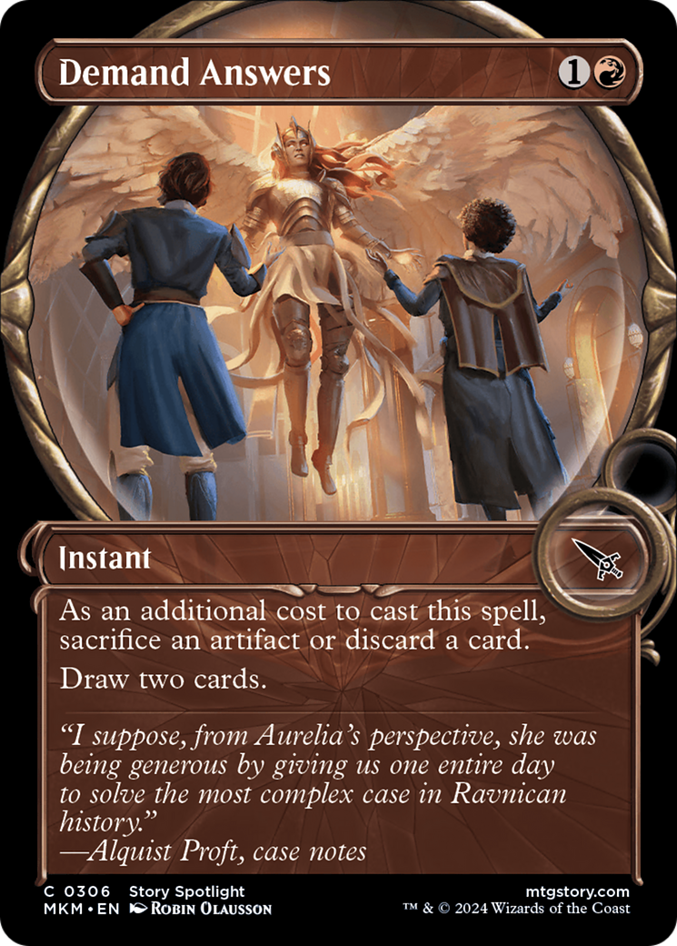 Demand Answers (Showcase) (306) [Murders at Karlov Manor] foil - Deck Out Gaming