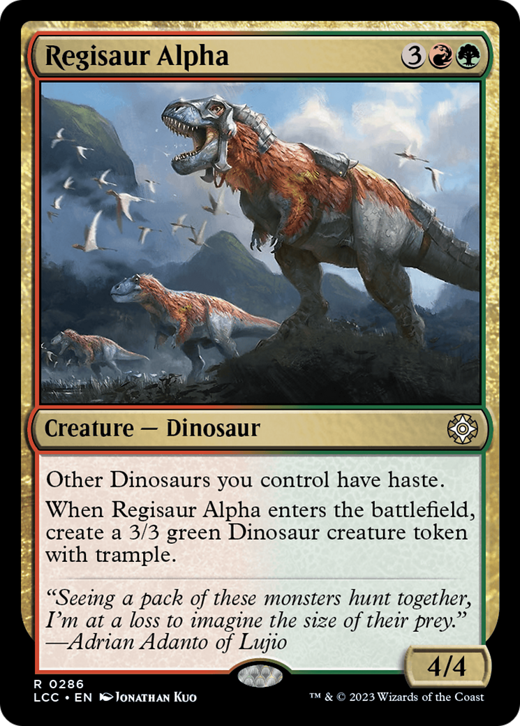 Regisaur Alpha (286) [The Lost Caverns of Ixalan Commander] - Deck Out Gaming
