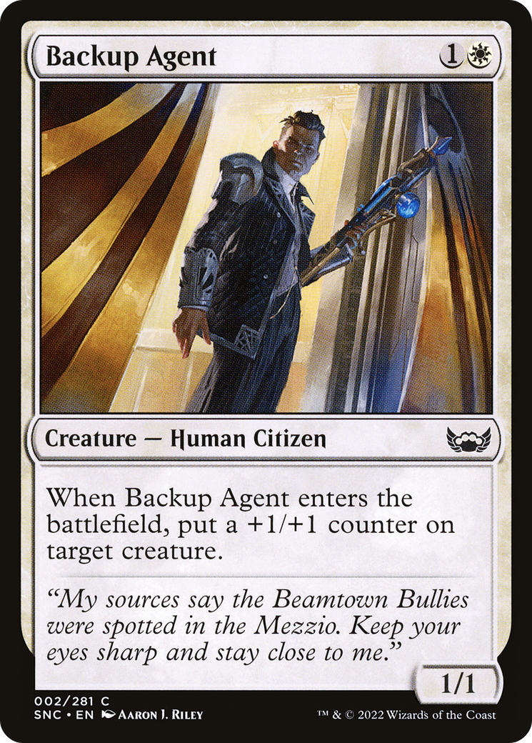 Backup Agent (2) [Streets of New Capenna] foil - Deck Out Gaming