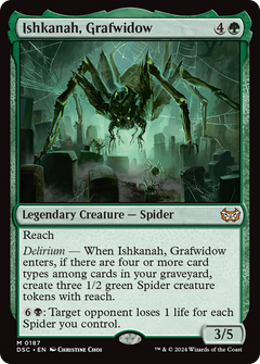 Ishkanah, Grafwidow (187) [Duskmourn: House of Horror Commander] - Deck Out Gaming