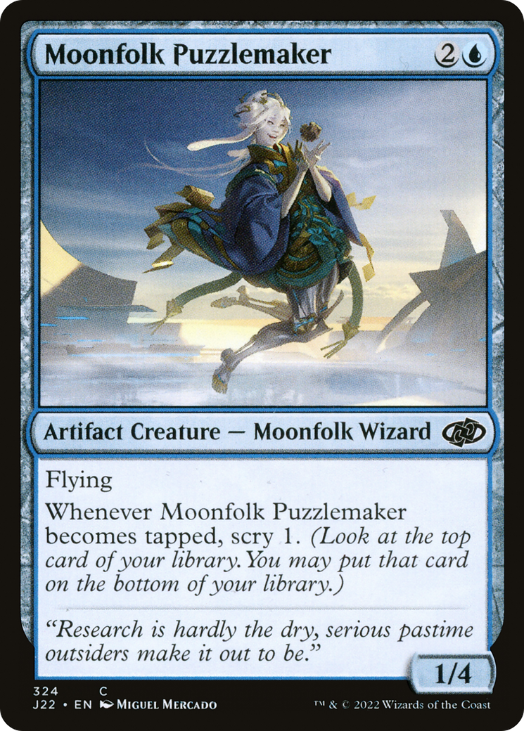 Moonfolk Puzzlemaker (324) [Jumpstart 2022] - Deck Out Gaming