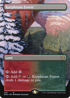 Karplusan Forest (Borderless) (379) [Dominaria United] - Deck Out Gaming