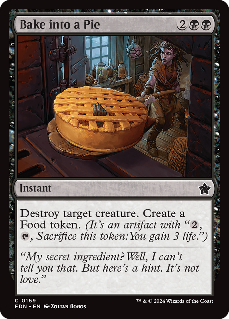 Bake into a Pie (169) [Foundations] foil - Deck Out Gaming