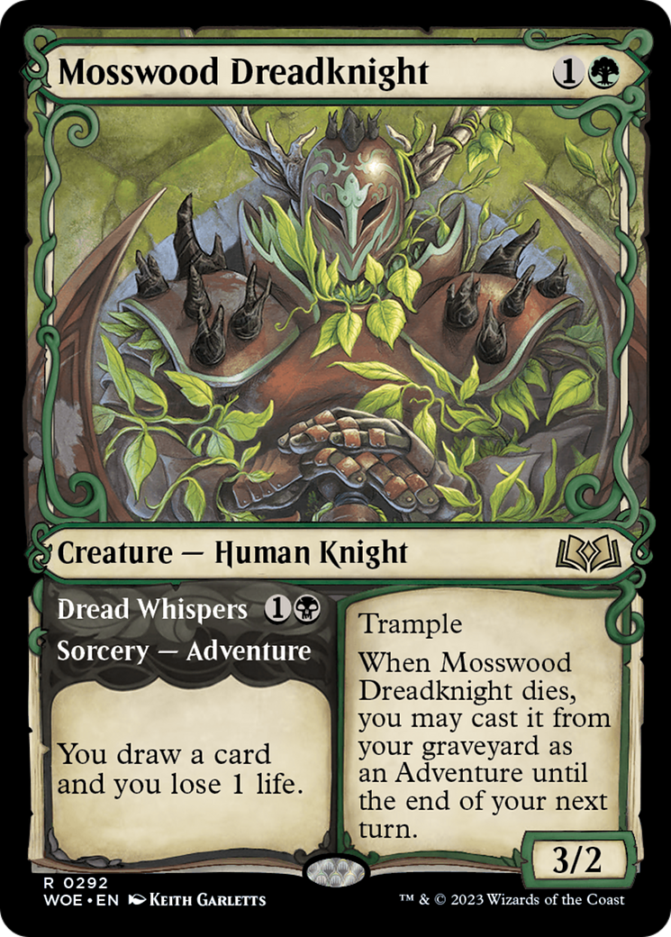 Mosswood Dreadknight (Showcase) (292) [Wilds of Eldraine] foil - Deck Out Gaming