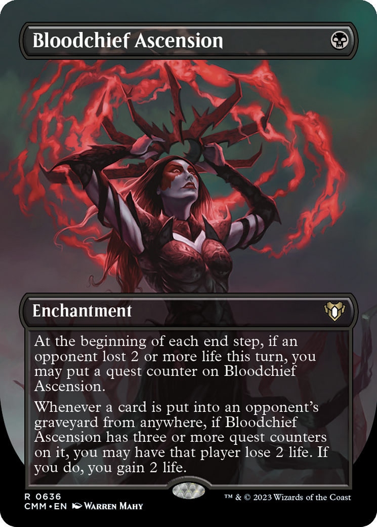 Bloodchief Ascension (Borderless) (636) [Commander Masters] - Deck Out Gaming