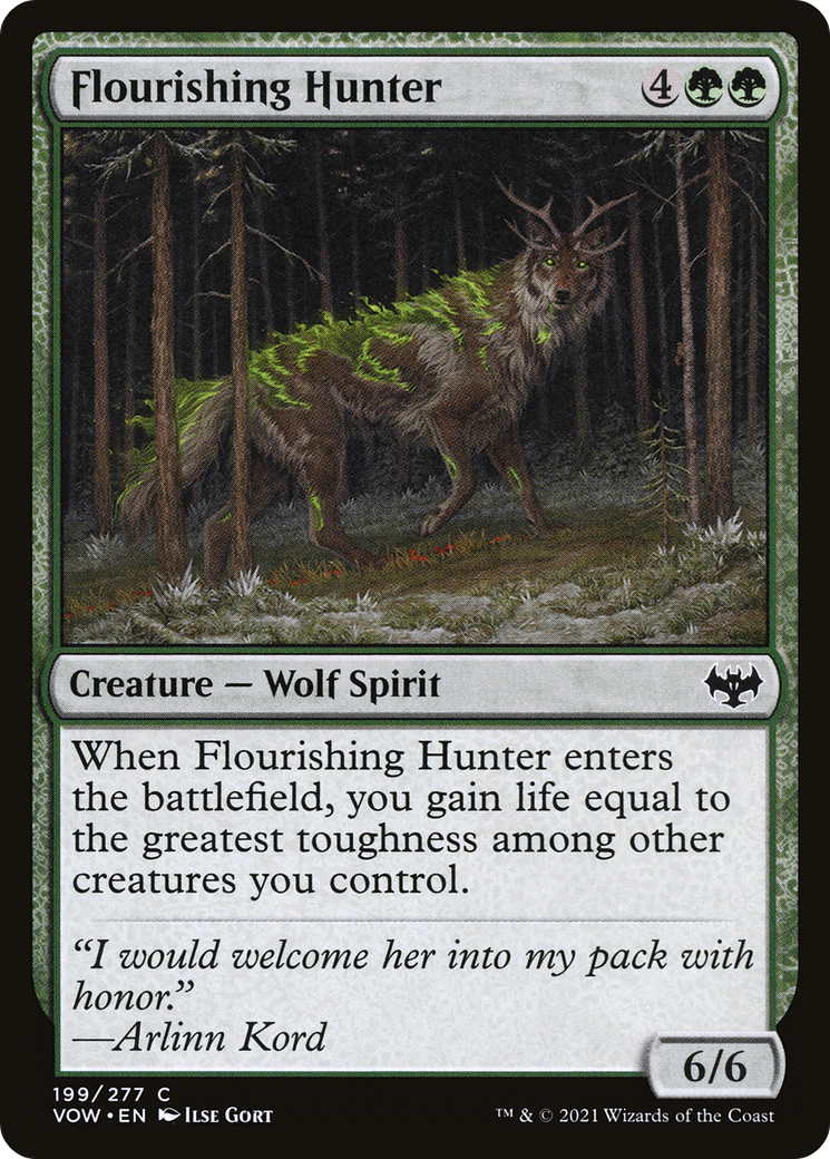 Flourishing Hunter (199) [Innistrad: Crimson Vow] - Deck Out Gaming
