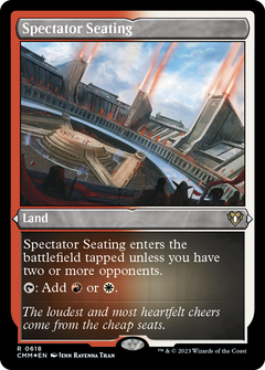 Spectator Seating (618) [Commander Masters] etched - Deck Out Gaming