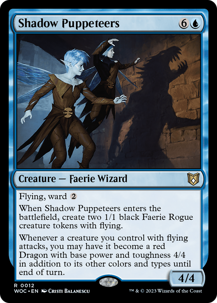 Shadow Puppeteers (12) [Wilds of Eldraine Commander] - Deck Out Gaming