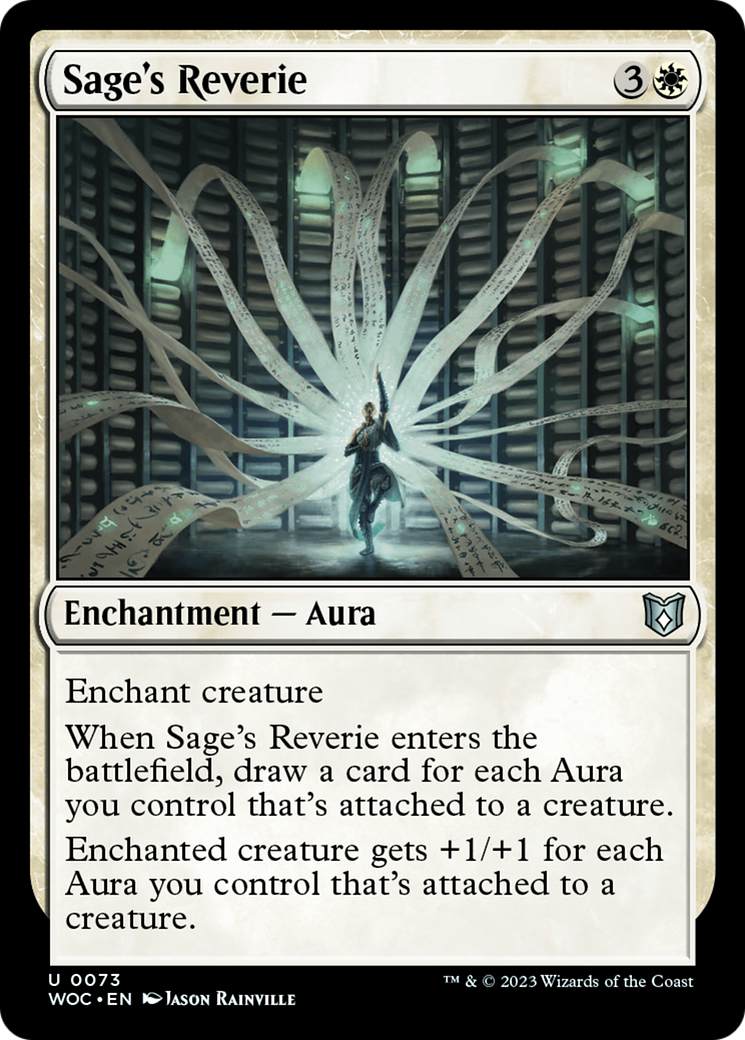 Sage's Reverie (73) [Wilds of Eldraine Commander] - Deck Out Gaming
