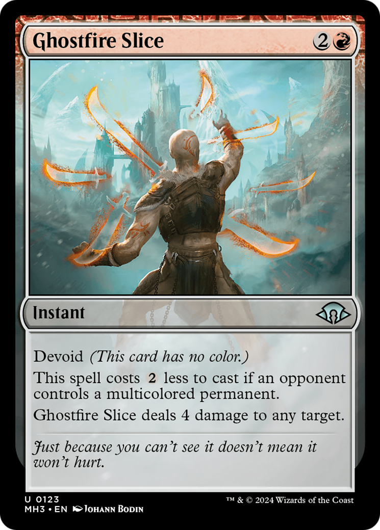 Ghostfire Slice (123) [Modern Horizons 3] - Deck Out Gaming