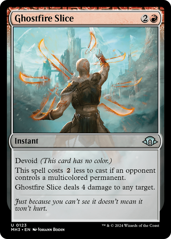 Ghostfire Slice (123) [Modern Horizons 3] - Deck Out Gaming