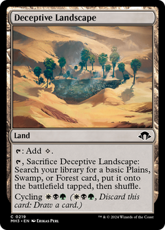 Deceptive Landscape (219) [Modern Horizons 3] - Deck Out Gaming