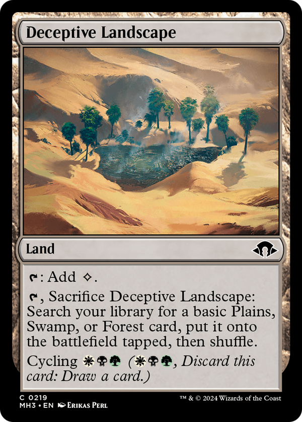 Deceptive Landscape (219) [Modern Horizons 3] - Deck Out Gaming