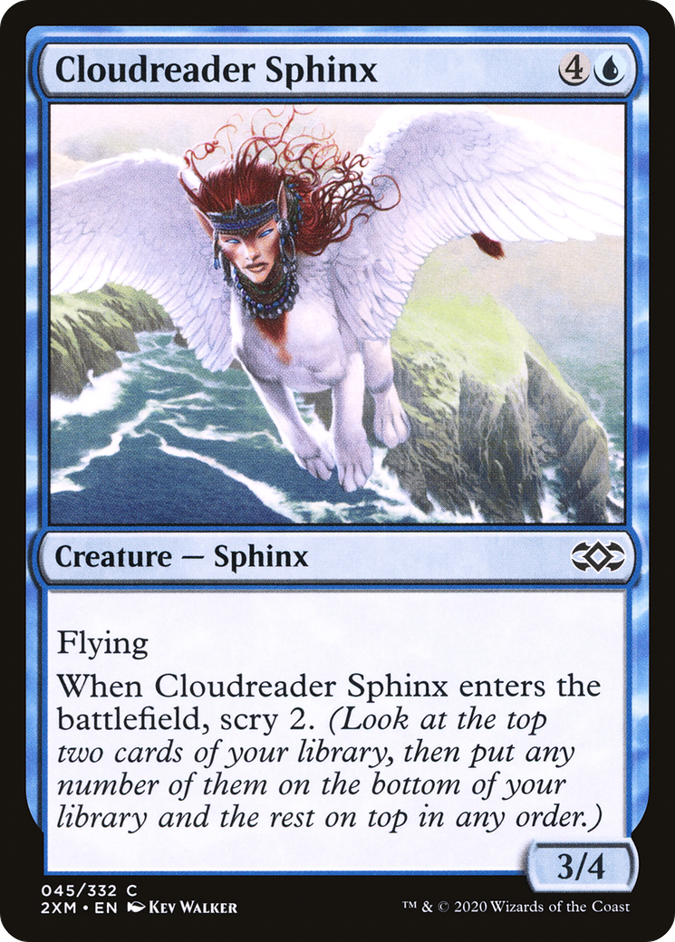 Cloudreader Sphinx (45) [Double Masters] foil - Deck Out Gaming