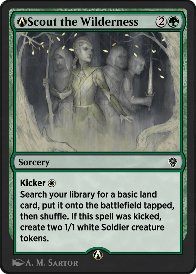 A-Scout the Wilderness (A-176) [Dominaria United] - Deck Out Gaming