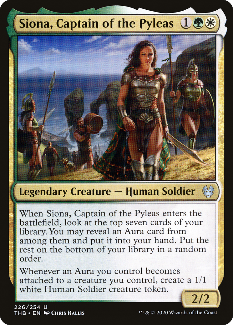 Siona, Captain of the Pyleas (226) [Theros Beyond Death] foil - Deck Out Gaming